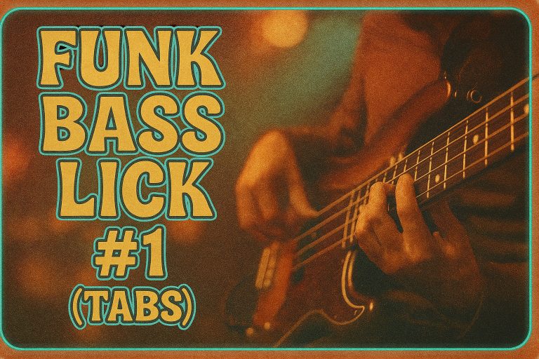 70s Funk Bass Licks – Episode #1 (with TABS) | Beginner–Intermediate Funk Bass Groove Tutorial